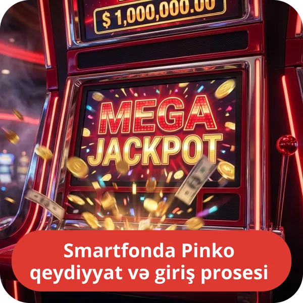 Smartfonda Pinko qeydiyyat və giriş prosesi